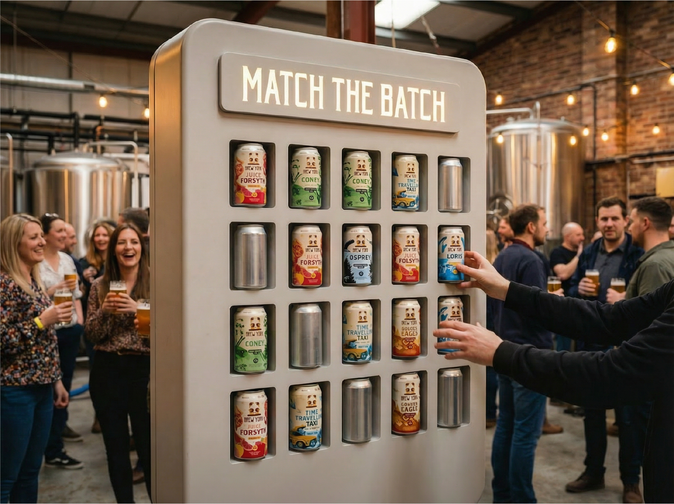 Brew York Match the Batch game concept